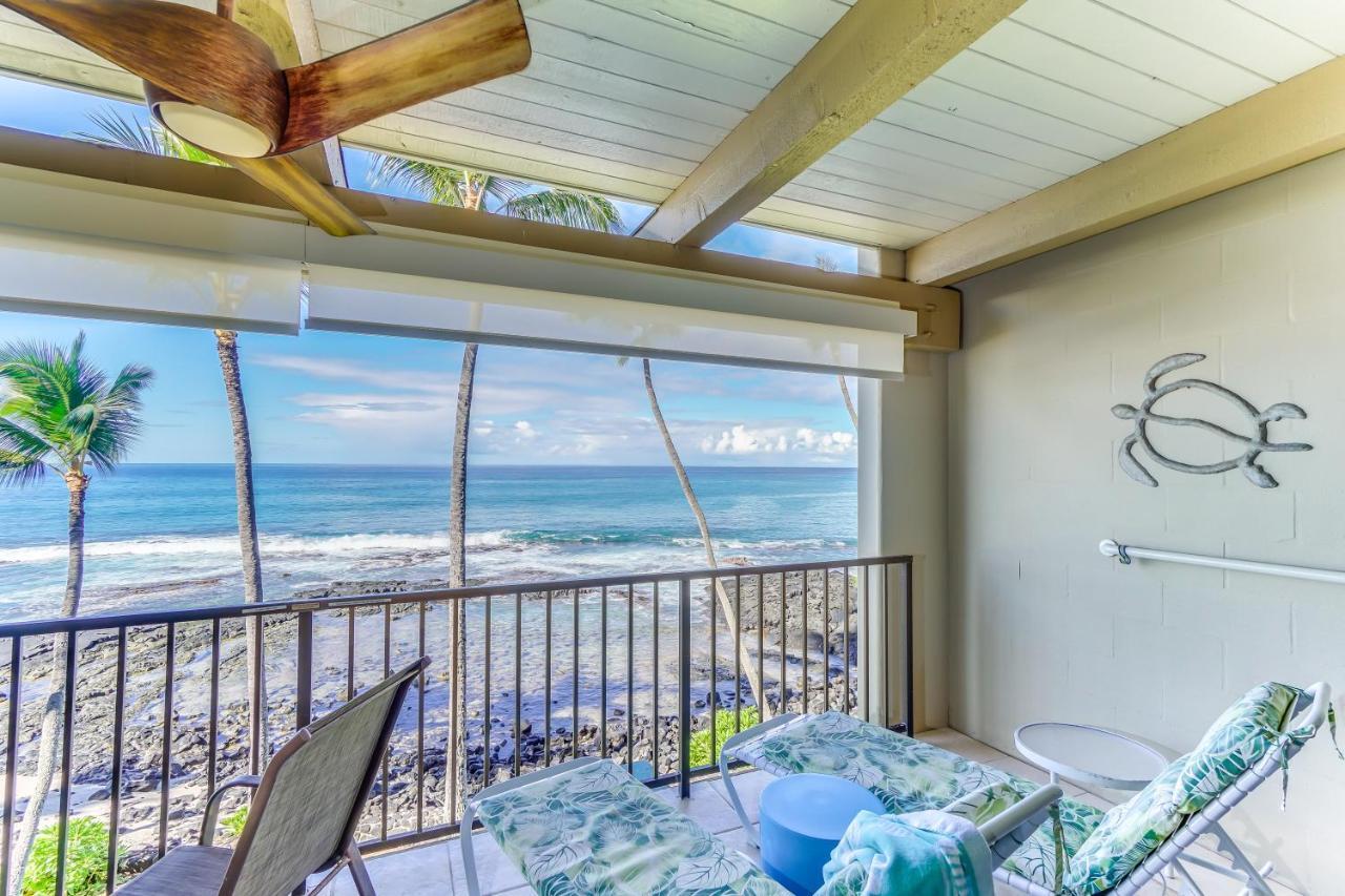 Kona Bali Kai 317 Direct Oceanfront Villa Kailua-Kona Exterior foto